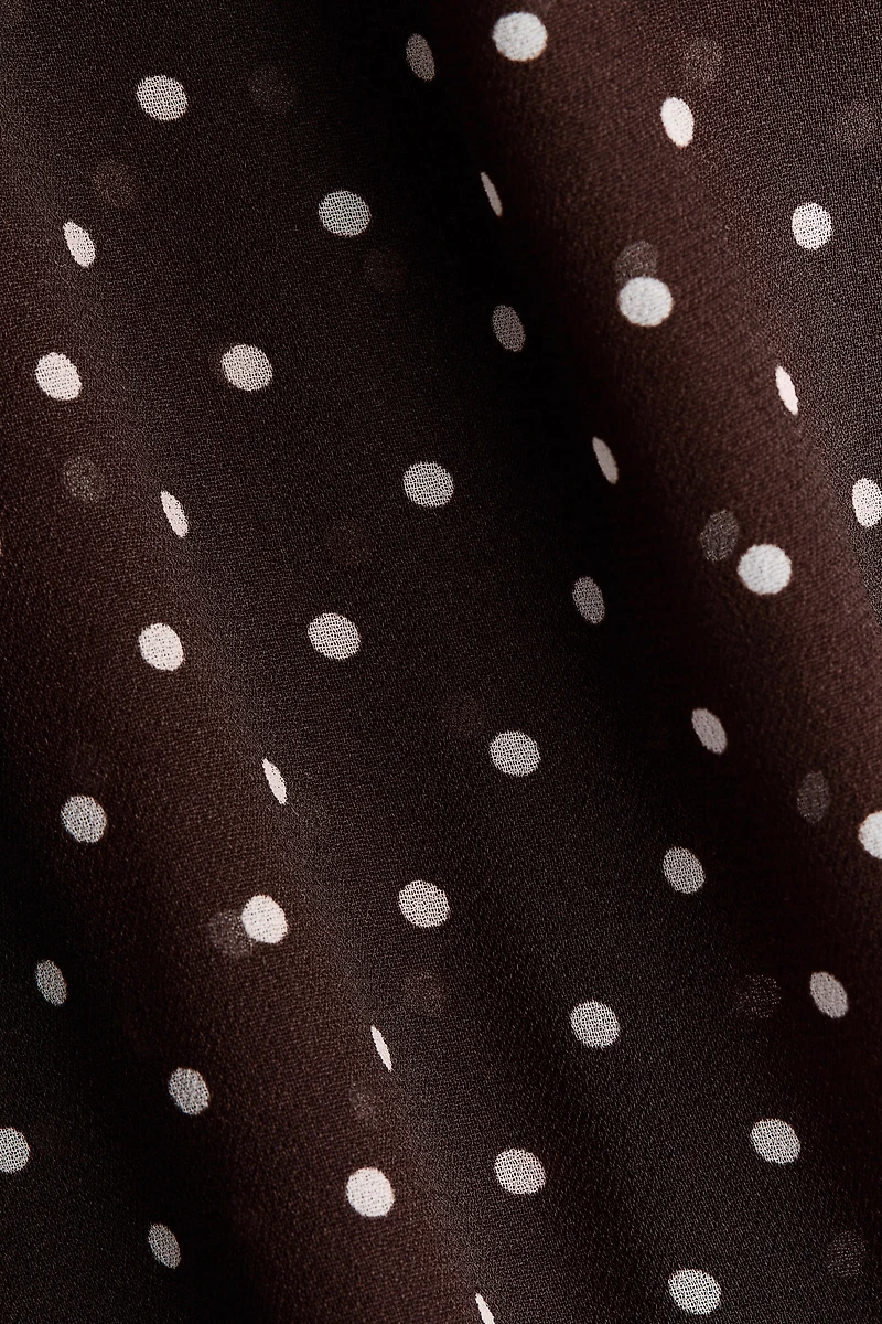 Blouse à col cravate