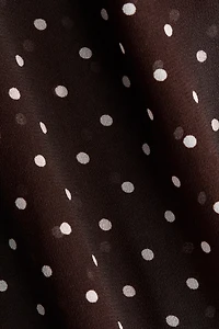 Blouse à col cravate