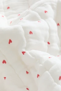 Quilted Muslin Baby Blanket