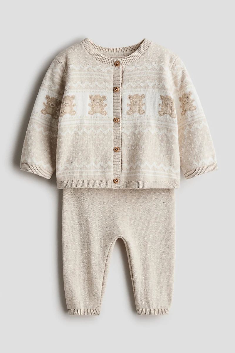 Ensemble 2 pièces en tricot de coton