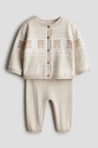 Ensemble 2 pièces en tricot de coton