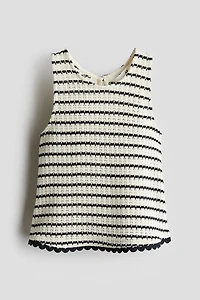 Camisole en tricot texturé