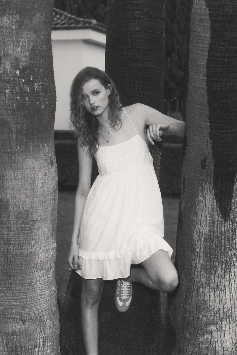 Cotton Strappy Dress