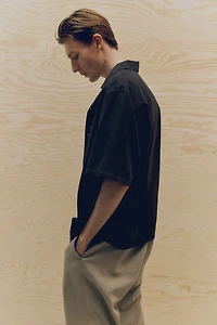Regular Fit Lyocell Resort Shirt