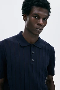 Regular-Fit Textured Polo Shirt