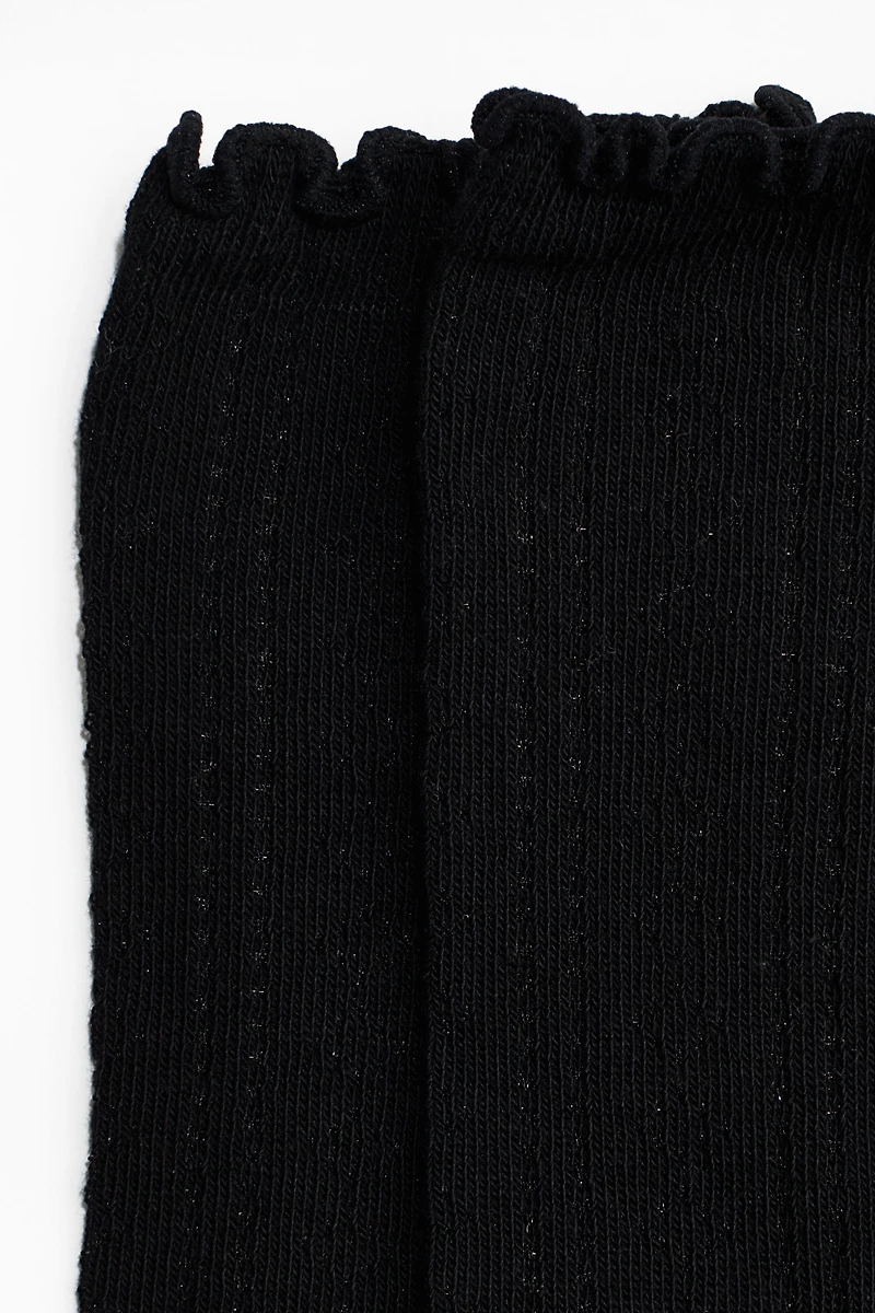 3-pack Pointelle-Knit Socks