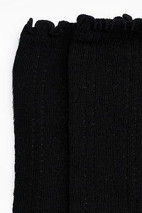 3-pack Pointelle-Knit Socks