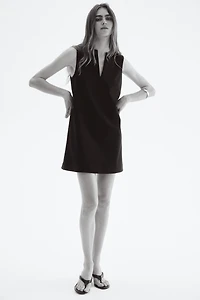 Twill Shift Dress