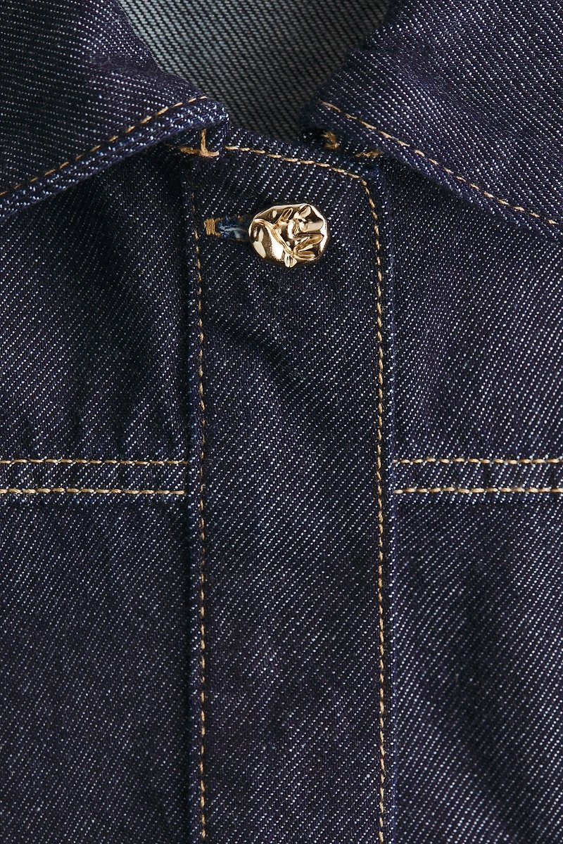 Denim Pullover Shirt