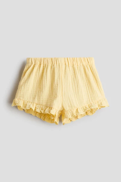 Cotton Muslin Shorts