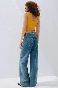 Bleecker High Rise Wide Leg Jeans