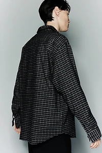 Loose Fit Flannel Shirt