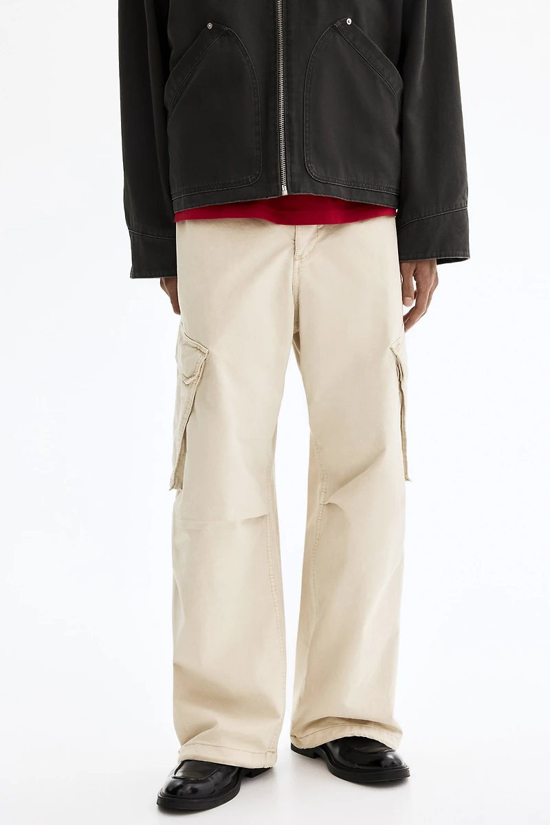 Pantalon cargo ample