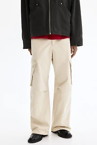 Pantalon cargo ample