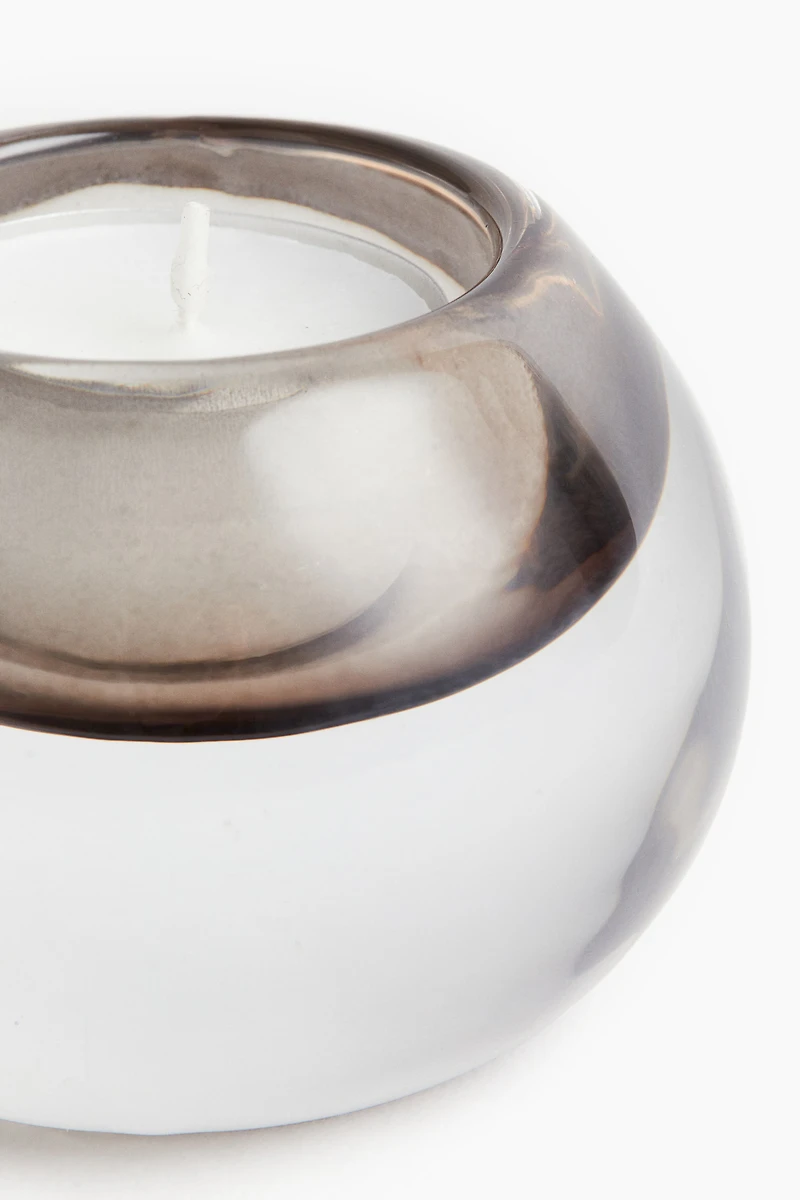 Glass Tea Light Holder
