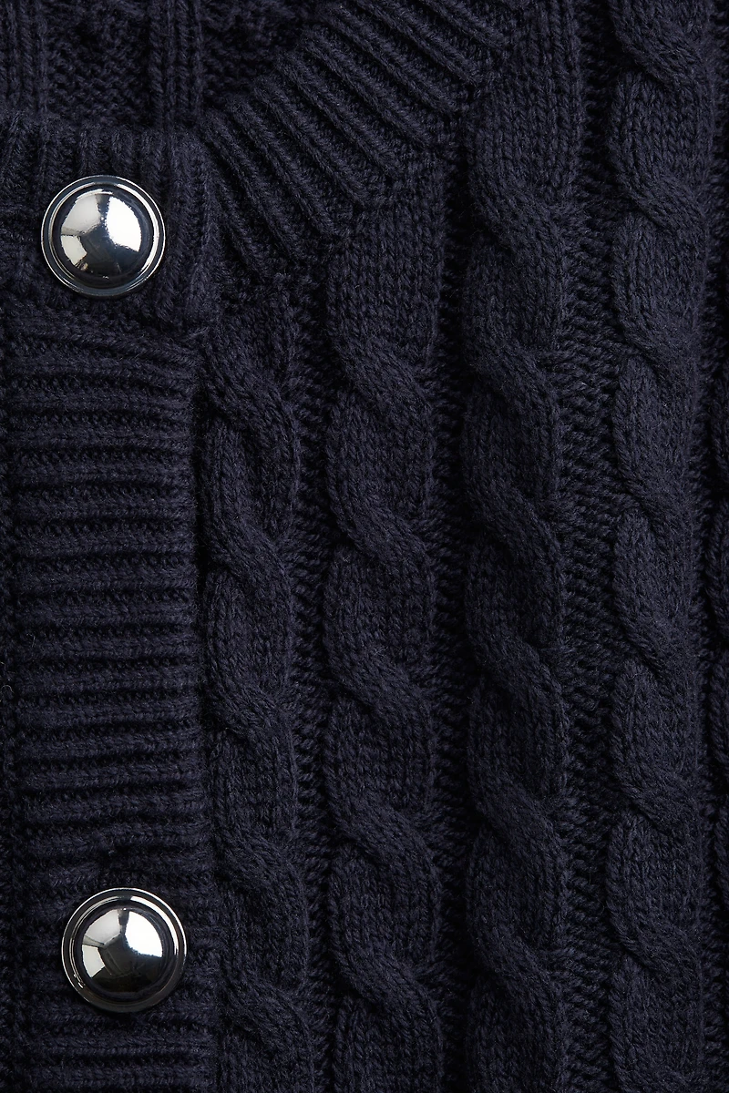 Cable-Knit Cardigan
