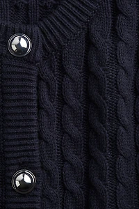 Cable-Knit Cardigan