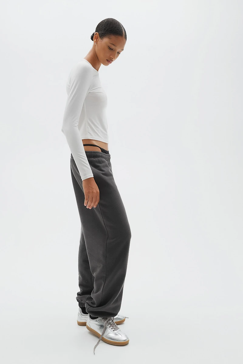 Long-Sleeved Microfiber Top