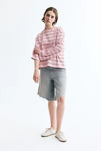 Long-Sleeved Cotton Top
