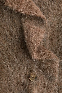 Alpaca-Blend Cardigan