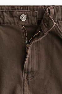 Frayed Denim Shorts