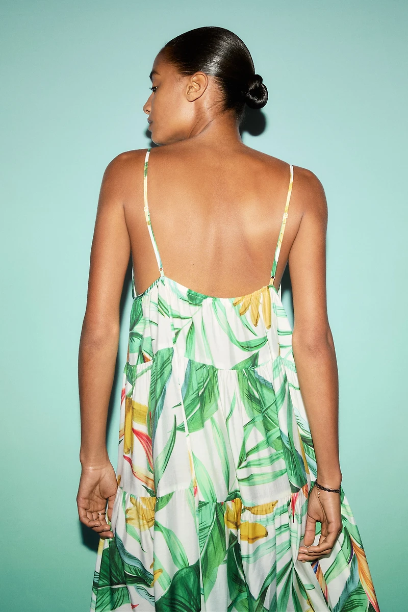 Tiered maxi dress