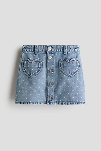 A-Line Denim Skirt