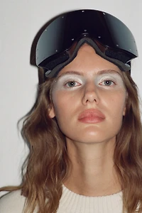 Masque de ski ornementé