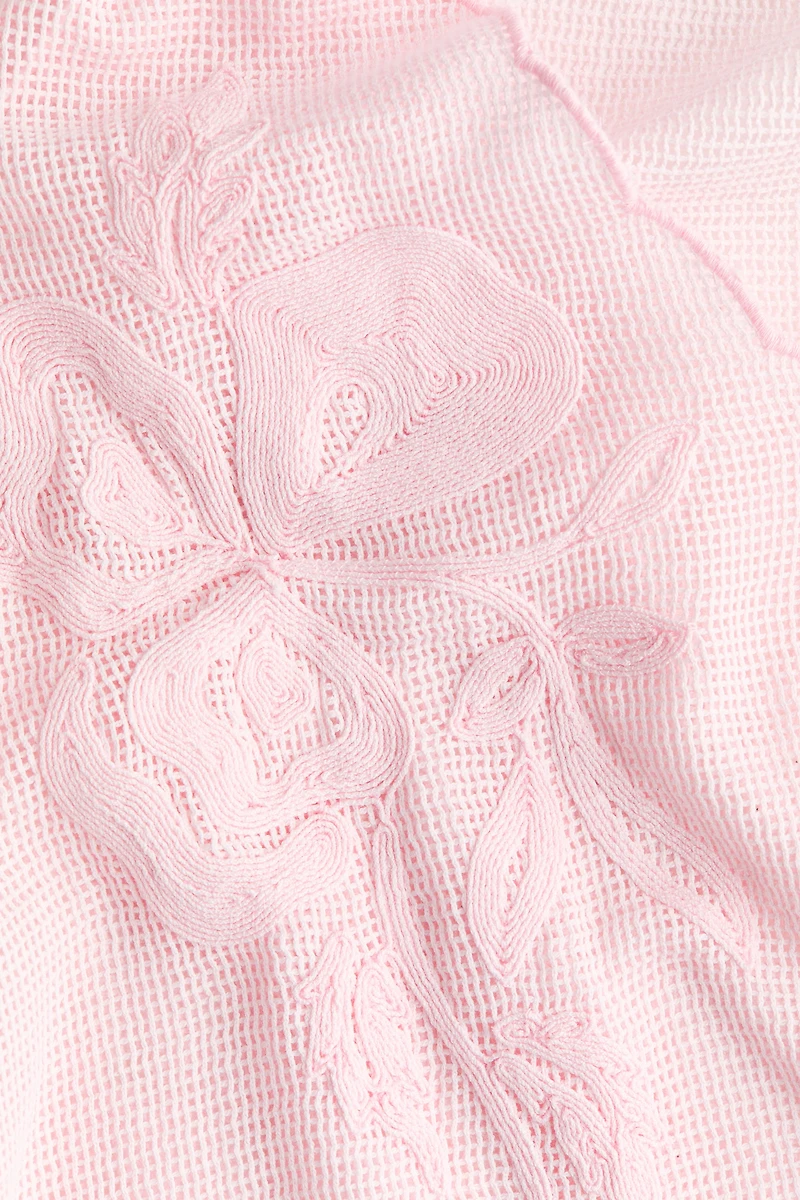 Cotton Mesh Beach Dress