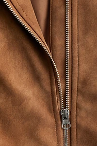 Veste en tissu gratté