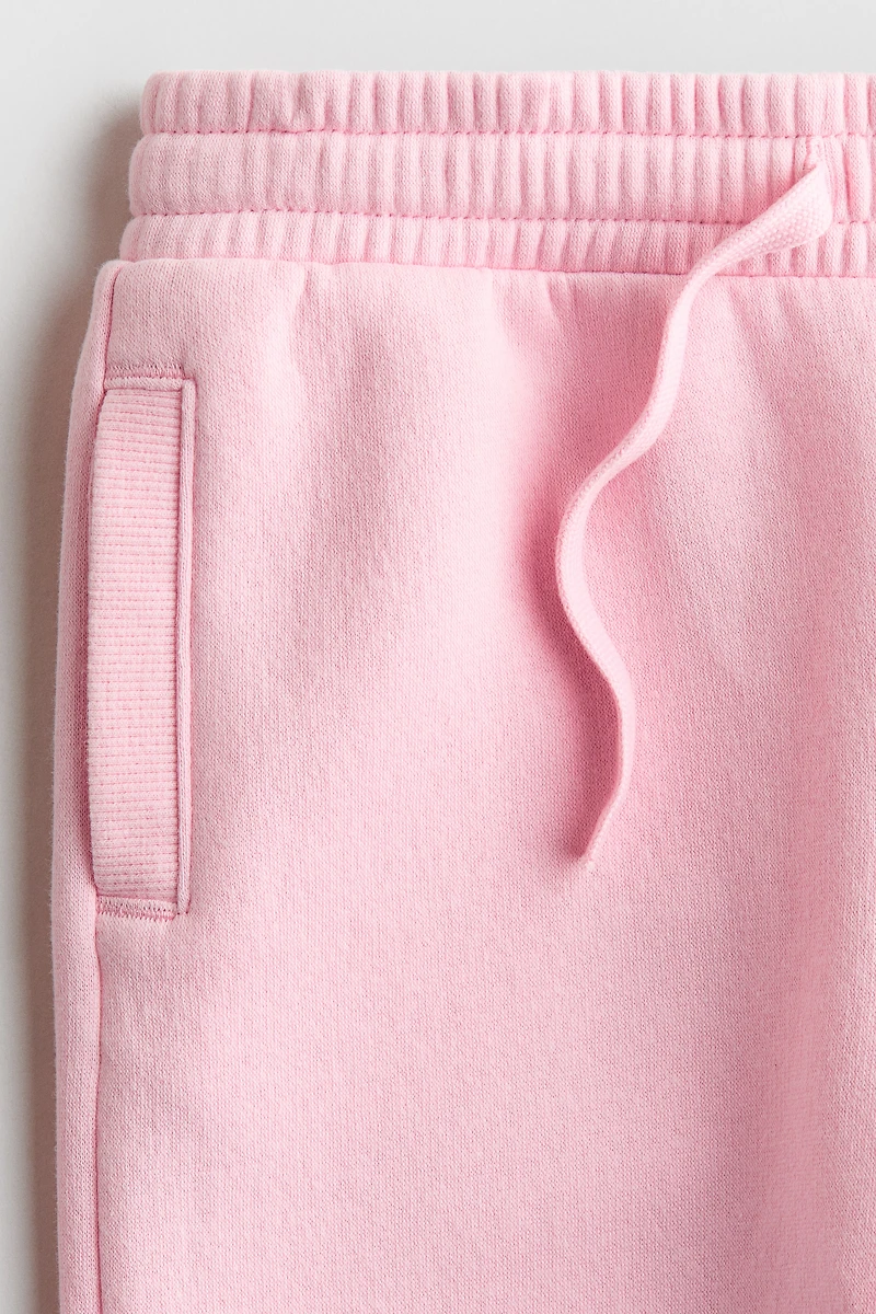 Wide Brushed-Inside Joggers