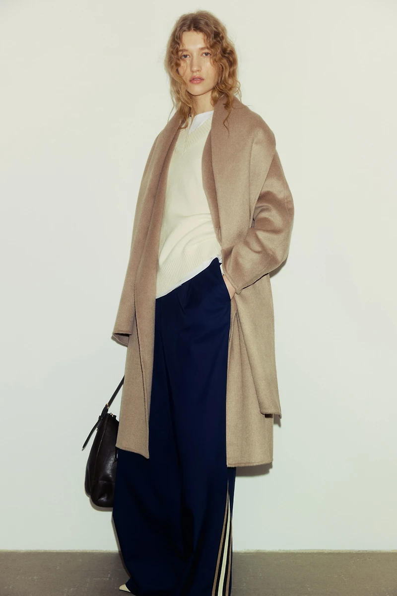 Handmade Wool-Blend Coat