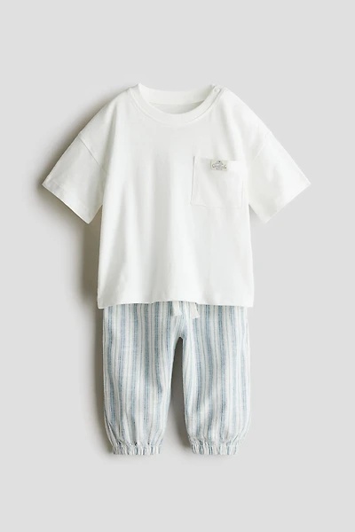2-Piece Linen-Blend Set