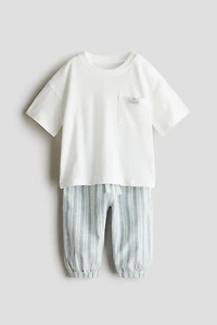 2-Piece Linen-Blend Set