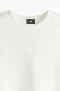 T-shirt texturé près du corps