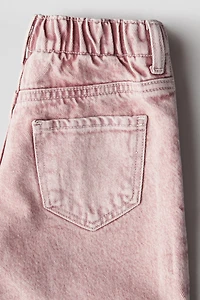 Loose-Fit Barrel Jeans