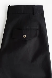 Short chic en lin mélangé