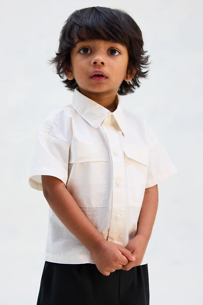 Chemise grande taille en coton