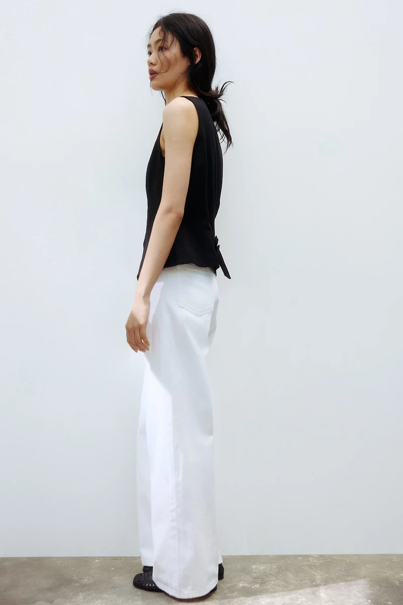 Wide-Leg Ultra High Jeans