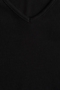 Ribbed Cotton Jersey Top