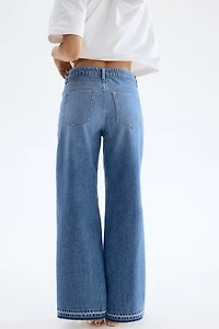 Wide-Leg Regular Jeans