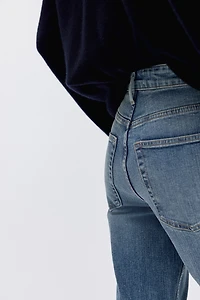 Jean évasé taille haute