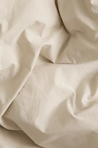 Enveloppe de couette lit simple en coton lavé