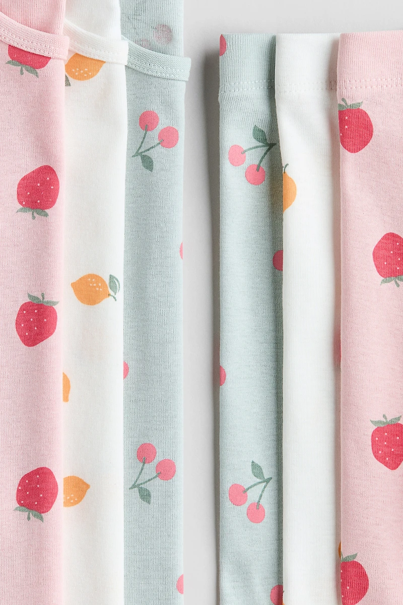 3-Pack Snug-Fit Cotton Pajamas