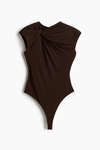 Twist-Detail Thong Bodysuit