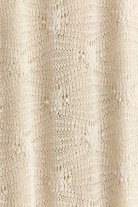 Robe d’aspect crochet avec dos décolleté