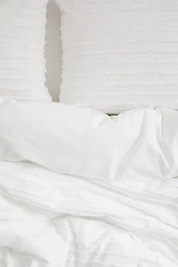 Tufted King/Queen Duvet Cover Set