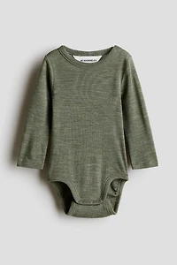 Merino Wool Jersey Bodysuit