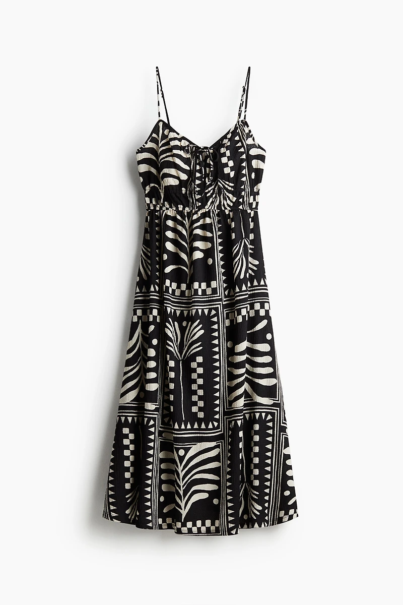 Crinkled Jersey Dress