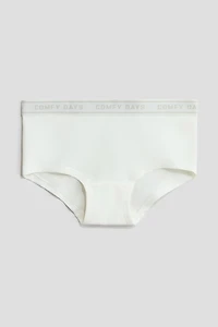 5-Pack Hipster Briefs with Text Motif